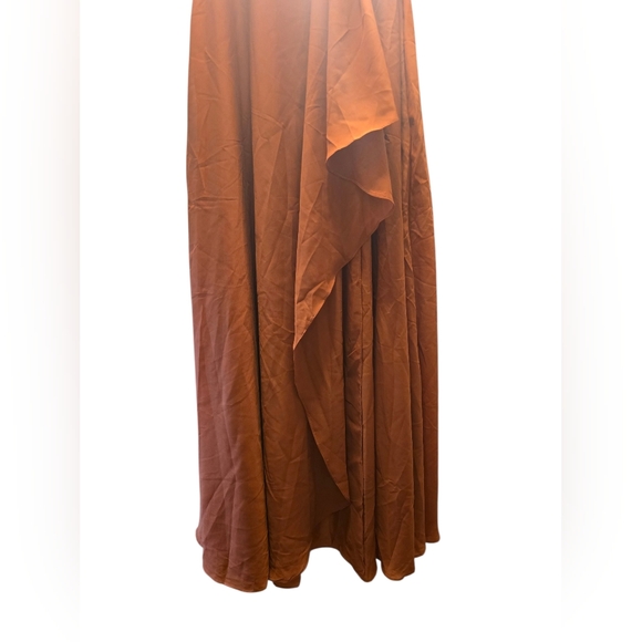 Elegant Rust Orange M/L Coraet Tie Back - Picture 5 of 7